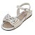 Sandália infantil Menina Pampili Mili- OFF/ White - Imagem 3