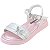 Sandália infantil Menina Pampili Flower Borboleta- Branco/ Rosa - Imagem 2