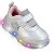 Tênis Infantil Menina Led Liz Luz- Prata - Imagem 5