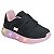 Tênis Infantil Menina Kidy Flex Led- Preto/ Rosa - Imagem 1
