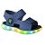 Sandália infantil Menino Kidy Flex Led- Azul Royal Verde - Imagem 1