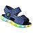 Sandália infantil Menino Kidy Flex Led- Azul Royal Verde - Imagem 2