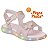 Sandália Infantil Menina Kidy Wave Led Borboleta- Nude - Imagem 4