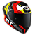 CAPACETE KYT TT-COURSE FLUX JAUME MASIA REPLICA 2019 - Imagem 4
