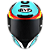 CAPACETE KYT TT-COURSE JAUME MASIA LEOPARD SPAIN REPLICA - Imagem 3