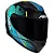 COMBO CAPACETE + VISEIRA ASX CITY STORM PRETO/TIFANNY/AMARELO - Imagem 3