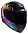 COMBO CAPACETE + VISEIRA ASX CITY STORM BRILHO PRETO/BRANCO - Imagem 5