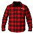 JAQUETA GP TECH CUSTOM XADREZ FLANELA VERMELHA - Imagem 1
