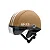 CAPACETE COQUINHO BR 101 VISION MARROM CREME - Imagem 1