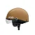 CAPACETE COQUINHO BR 101 VISION MARROM CREME - Imagem 2