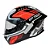 CAPACETE GP TECH PILOT STREAM PRETO/VERMELHO - Imagem 1