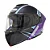 CAPACETE GP TECH A128 SV PULSE ARTICULADO BE YOURSELF PRETO/ROXO - Imagem 6