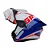 CAPACETE GP TECH A128 SV PULSE ARTICULADO BE YOURSELF BRANCO/AZUL - Imagem 2