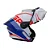 CAPACETE GP TECH A128 SV PULSE ARTICULADO BE YOURSELF BRANCO/AZUL - Imagem 4