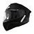 CAPACETE GP TECH A128 SV PULSE ARTICULADO BE YOURSELF PRETO FOSCO - Imagem 2