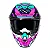 CAPACETE NORISK ROCK BUTTERFLY ROSA - Imagem 4
