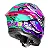 CAPACETE NORISK ROCK BUTTERFLY ROSA - Imagem 8