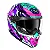 CAPACETE NORISK ROCK BUTTERFLY ROSA - Imagem 7