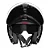 CAPACETE RACE TECH SIGNAL MONOCOLOR PRETO - Imagem 2