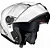 CAPACETE RACE TECH SIGNAL MONOCOLOR BRANCO - Imagem 3