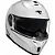 CAPACETE RACE TECH SIGNAL MONOCOLOR BRANCO - Imagem 4