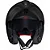 CAPACETE RACE TECH SIGNAL MONOCOLOR PRETO FOSCO - Imagem 2