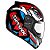 CAPACETE EBF NEW SPARK DRAGON PRETO/VERMELHO - Imagem 1