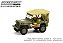 1/64 GREENLIGHT 1940 JEEP WILLYS ANNIVERSARY COLLECTION com - Imagem 1