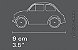 FIAT 500 ABARTH RACING GARAGE BLOCOS PARA MONTAR COM 590 PCS - Imagem 4