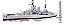 NAVIO MILITAR REINO UNIDO CRUZADOR DE BATALHAS HMS HOOD BLOCOS PARA MONTAR COM 2613 PCS - Imagem 4