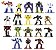 1/65 NANO CONJUNTO BONECOS  TRANSFORMERS WAVE 2 - Imagem 10
