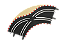 EXTENSAO DE PISTA CHICANE COM MUDAÇA DE PISTA CURVA CARRERA 1/43 - Imagem 1