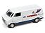 1/64 JOHNNY LIGHTNING 1977 DODGE VAN WHITE - Imagem 1