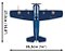AVIÃO DE CAÇA AMERICANO F4F WILDCAT BLOCOS PARA MONTAR COM 375 PCS - Imagem 2