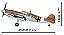 AVIÃO MILITAR POLONES MESSERSCHMITT BF 109G BLOCOS PARA MONTAR COM 350 PCS - Imagem 2