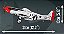AVIÃO MILITAR AMERICANO P-51D MUSTANG EDIÇÃO TOP GUN BLOCOS PARA MONTAR COM 350 PCS - Imagem 2