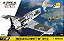 AVIÃO MILITAR ALEMÃO MESSERCHMITT BF 109 G BLOCOS PARA MONTAR COM 125 PCS - Imagem 1