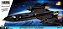 AVIÃO MILITAR AMERICANO SR-71 BLACKBIRD EDIÇÃO DE EXECUTIVO BLOCOS PARA MONTAR COM 1424 PCS - Imagem 1