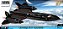 AVIÃO MILITAR AMERICANO SR-71 BLACKBIRD BLOCOS PARA MONTAR COM 1374 PCS - Imagem 1