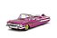 1/24 1960 CHEVROLET IMPALA LOW RIDER PINK SLIPS - Imagem 1