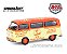 1/64 GREENLIGHT 1975 VOLKSWAGEN KOMBI 2 FOOD TRUCK BLUECOLLAR COLLECTION SERIES 14 (GRECAR1/64) - Imagem 1