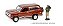 1/64 GREENLIGHT 1978 PLYMOUTH TRAIL DUSTER WITH BACKPACKER THE HOBBY SHOP SERIES 16 - Imagem 1