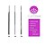 Bisturi Cutemax P/ Podólogo - Kit 3pcs - N206, N214 E Formão N254 - Imagem 2