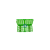 Estojo Para Esterilizacao Verde Com Silicone - 5 A 8 Pcs - 6B - Imagem 2