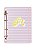 Caderno Argolado Colegial Spirit Lilac 100 folhas - Imagem 1