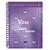 Caderno colegial 10M Trendy Purple 160 FOLHAS DAC - Imagem 1
