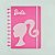 CADERNO INTELIGENTE MEDIO BY BARBIE PINK 80 FOLHAS - Imagem 1