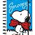 CADERNO DE DISCO GRANDE TILIDISCO SNOOPY 10M TILIBRA - Imagem 1