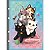 MONOBLOCO COLEGIAL DECORADO PURRFECT CATS 80F TILIBRA - Imagem 1