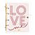 CADERNO ARGOLADO COLEGIAL CAPA PLASTICA ITS LOVE CADERSIL - Imagem 4